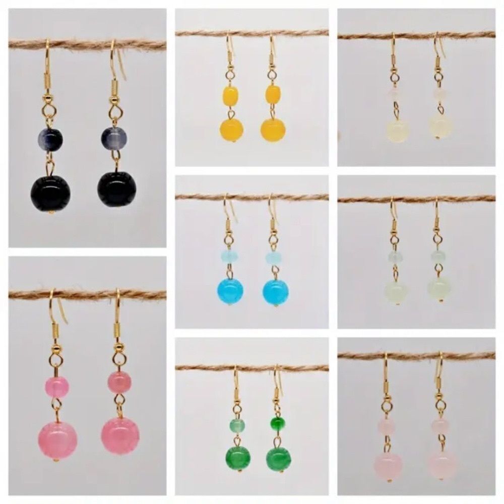 ✨🆕✨ Darling Jelly Color Beaded Dangle Earrings✨